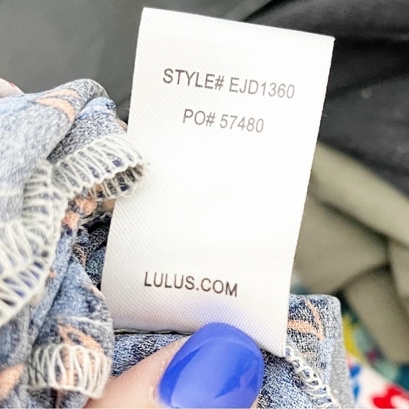 Lulu’s Floral Strapless Midi Dress - Picture 15 of 15